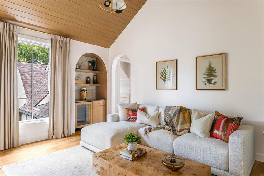 Furnished interior view inside a new home in , Highland Park (Image 6).