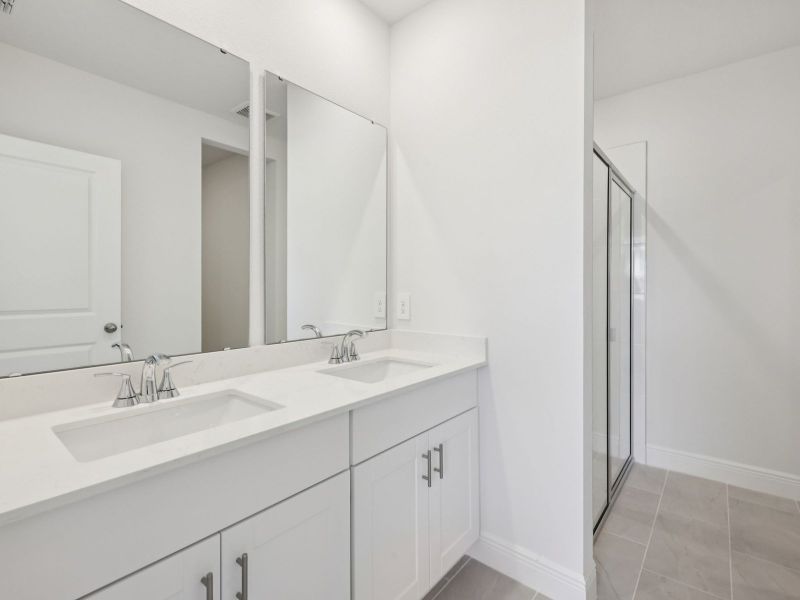 Furnished interior view inside a new home in The Reserve at Hammock Oaks - Classic Series, Lady Lake (Image 8).