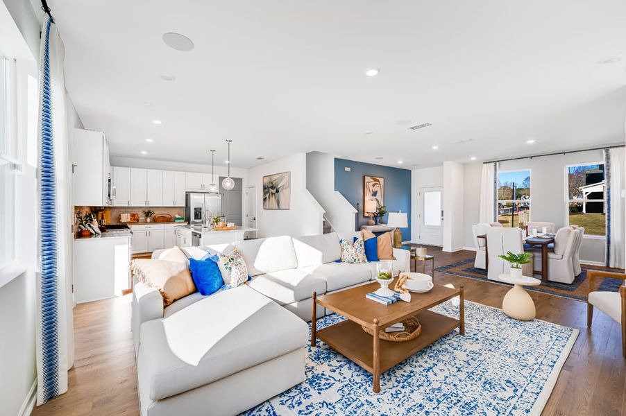 Furnished interior view inside a new home in Windance Lake, Loganville (Image 9).