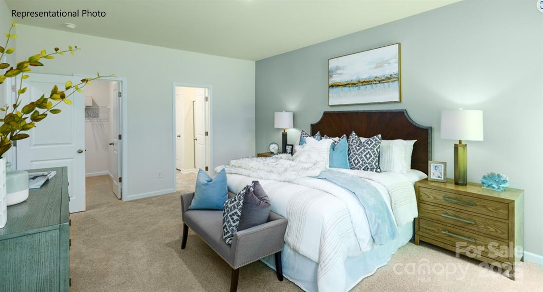 Furnished interior view inside a new home in Brinkley Ridge, Kings Mountain (Image 4).