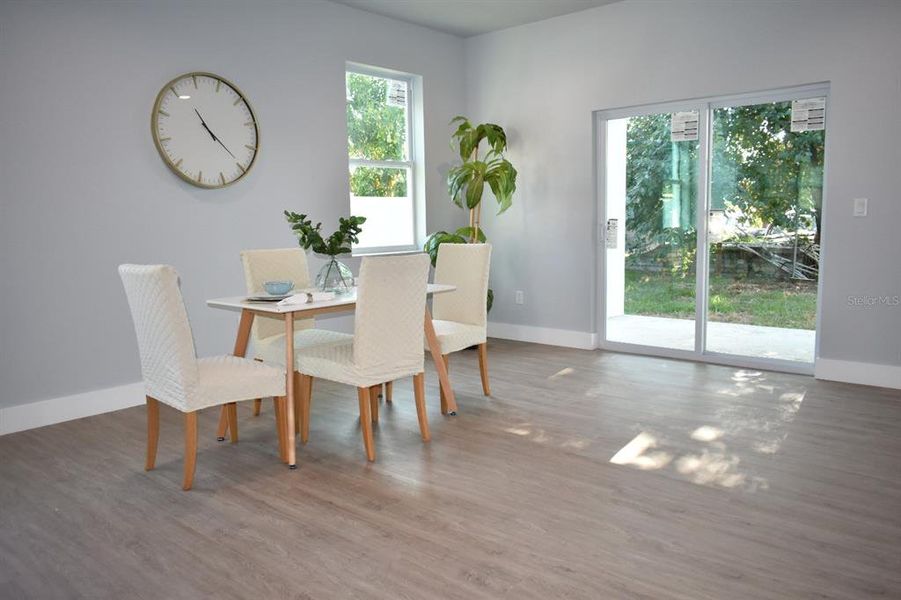 Furnished interior view inside a new home in , Tampa (Image 11). Furnished interior view inside a new home in , Tampa (Image 11).