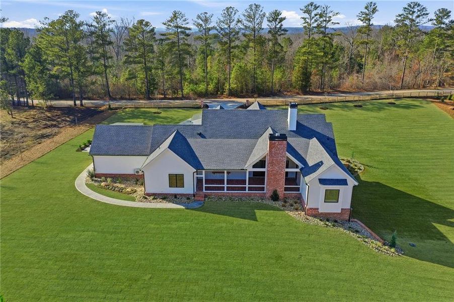 Front exterior of a new home in , White, GA, highlighting curb appeal (Image 28). Front exterior of a new home in , White, GA, highlighting curb appeal (Image 28).