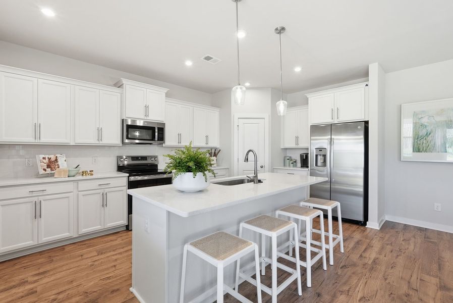 A bright, open kitchen where everyday moments feel elevated