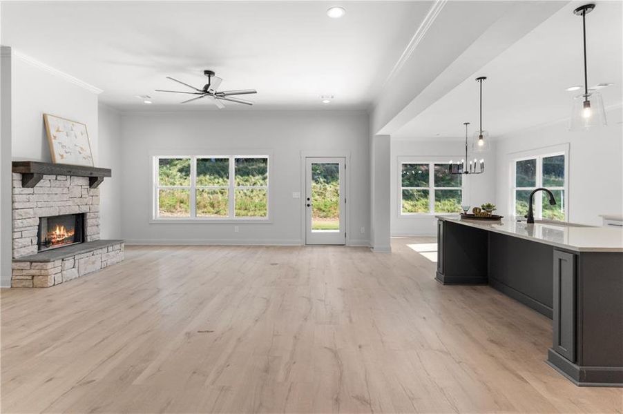 Spacious, unfurnished interior of a new home in , Greensboro (Image 37).