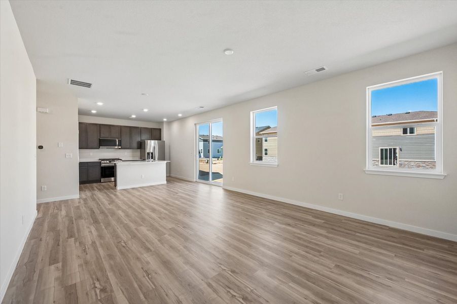 A large empty room.