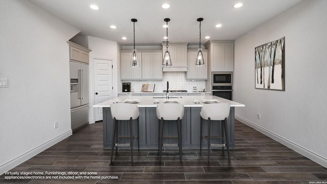 Furnished interior view inside a new home in Legacy at Lake Dunlap, New Braunfels (Image 7).