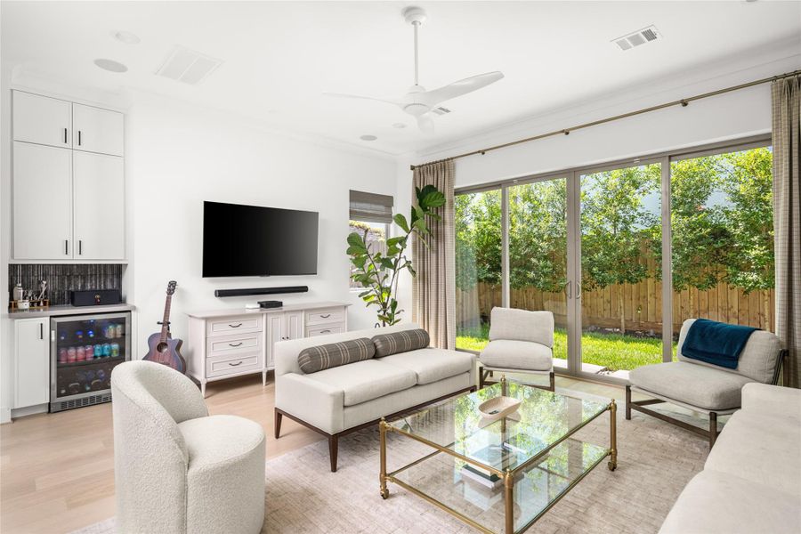 Furnished interior view inside a new home in , Houston (Image 6). Furnished interior view inside a new home in , Houston (Image 6).