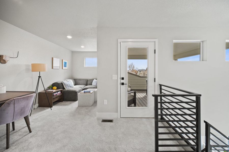 Furnished interior view inside a new home in Pony Park, Colorado Springs (Image 40).