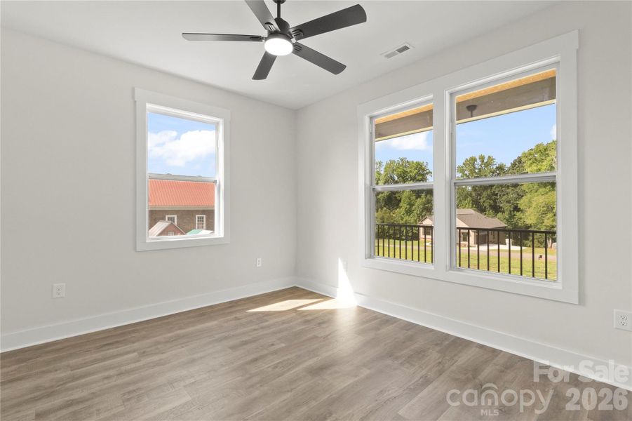 Bedroom 3 looking at front porch