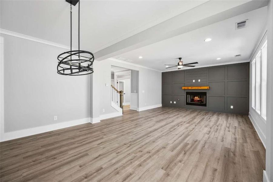 Spacious, unfurnished interior of a new home in , Monroe (Image 34).