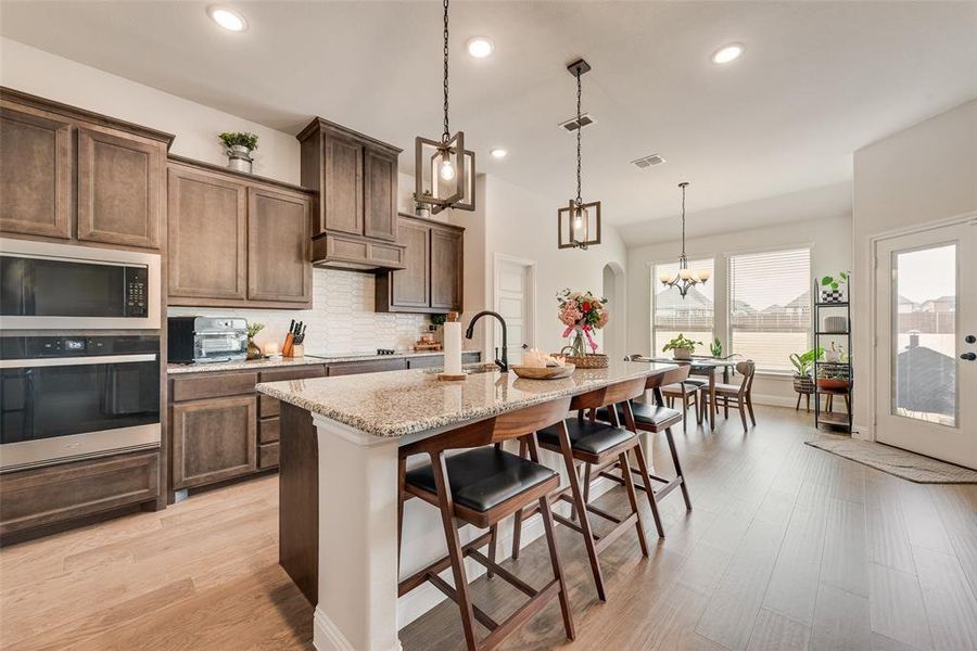 Furnished interior view inside a new home in Coyote Crossing, Godley (Image 8).