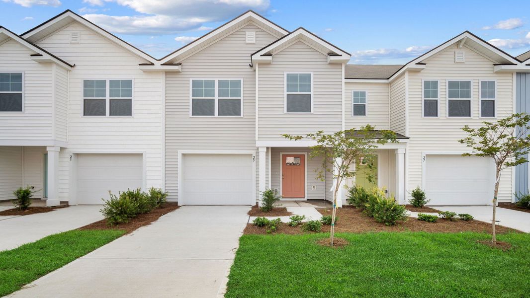 Front exterior of a new home in Stockyard, Statesboro, GA, highlighting curb appeal (Image 1). Front exterior of a new home in Stockyard, Statesboro, GA, highlighting curb appeal (Image 1).