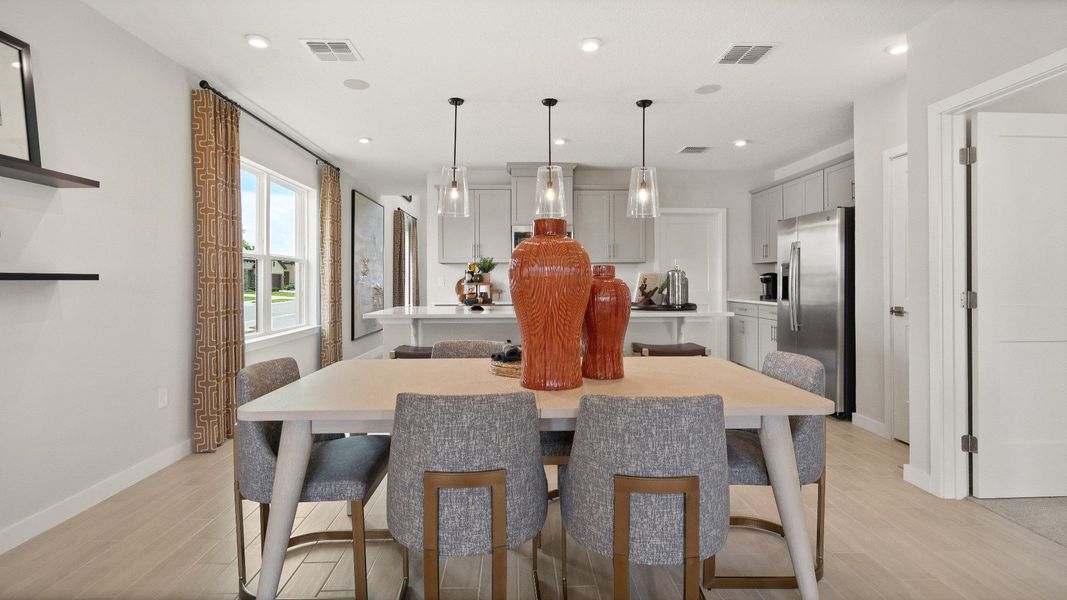 Representative furnished interior of a home built from the Jupiter by DRB Homes in Liberty Trace, Haines City (Image 14).