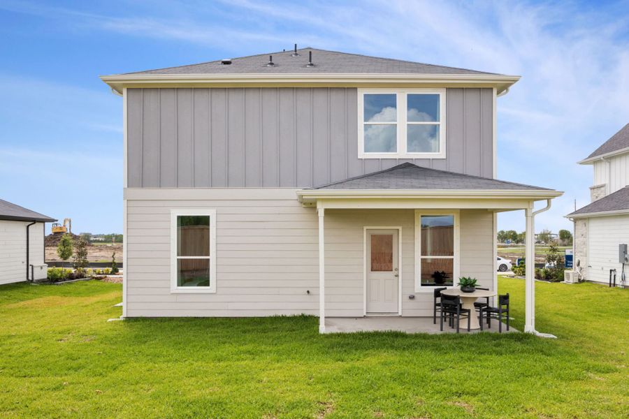 Representative exterior details of a home built from the Coolidge by Centex in Windcress, Cove (Image 3).