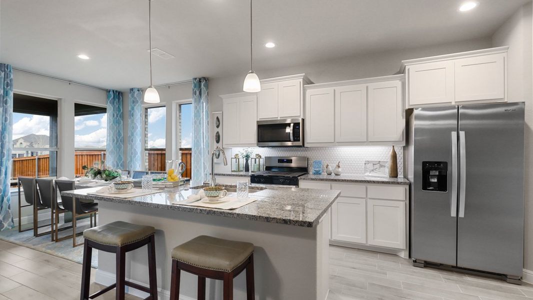Furnished interior view inside a new home in Legado, Cleburne (Image 6).
