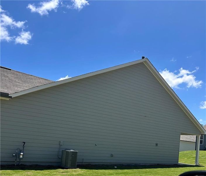Exterior details and patio area of a home in Villages at Cedar Hill, Dallas (Image 26). Exterior details and patio area of a home in Villages at Cedar Hill, Dallas (Image 26).