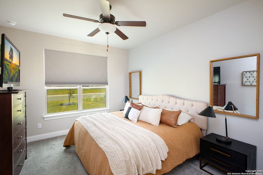 Representative furnished interior of a home built from the The Malta by Whitestone Custom Homes in Johnson Ranch, Bulverde (Image 18).