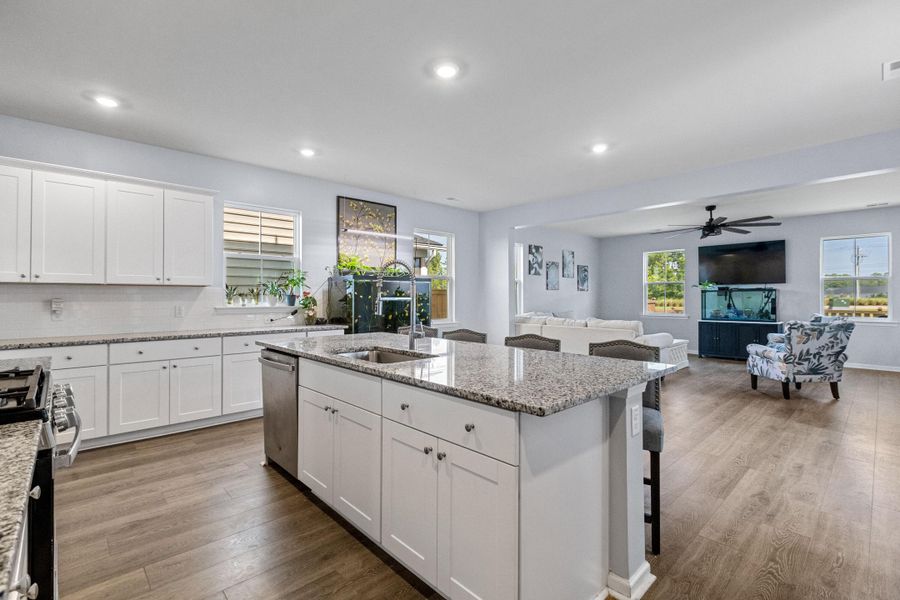 Furnished interior view inside a new home in Sweetgrass at Summers Corner, Summerville (Image 25).