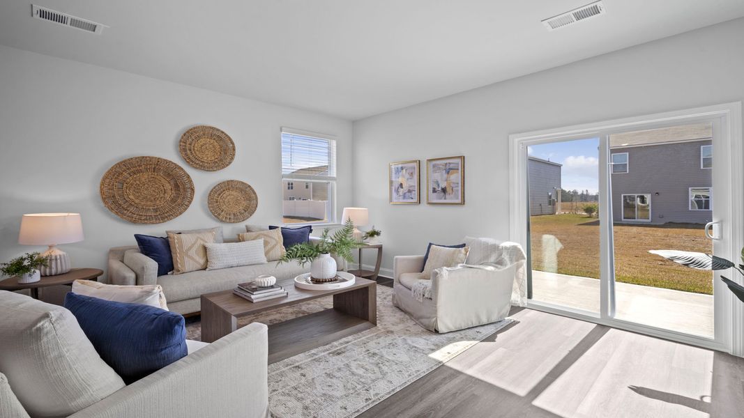 Representative furnished interior of a home built from the Manning by D.R. Horton in The Retreat at East Argent, Ridgeland (Image 14).