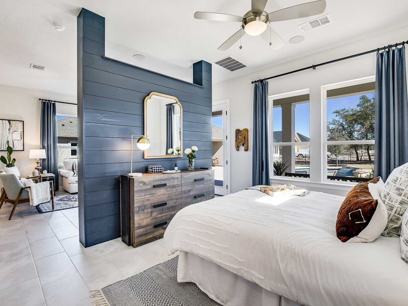 Representative furnished interior of a home built from the The Casita 2 by David Weekley Homes in Leander Estates, Leander (Image 11). Representative furnished interior of a home built from the The Casita 2 by David Weekley Homes in Leander Estates, Leander (Image 11).