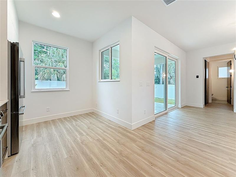 Eating space in Kitchen. Eating space in Kitchen.
