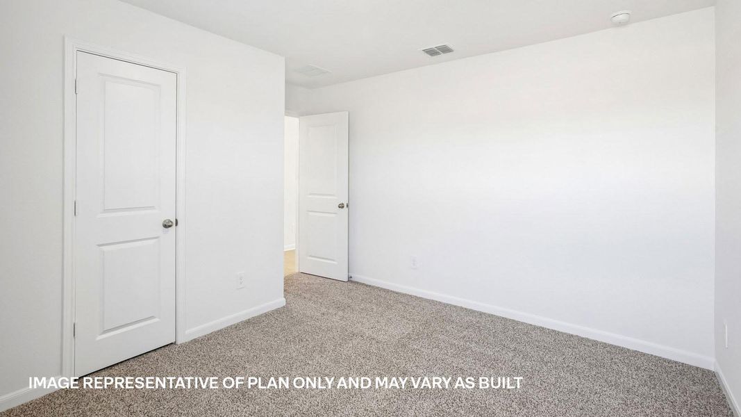Representative unfurnished interior of a home built from the The Lakeway by D.R. Horton in Revelry, Del Valle (Image 44).