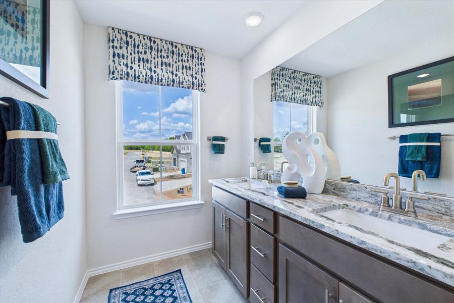 Representative furnished interior of a home built from the The Gillian C by Davidson Homes LLC in Cedar Heights, San Antonio (Image 24).