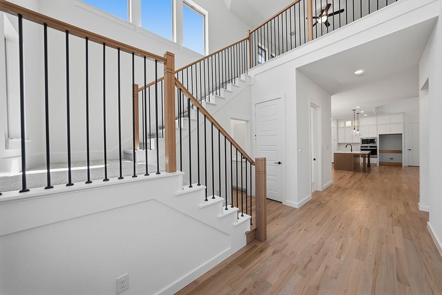 Spacious, unfurnished interior of a new home in Light Farms Brenham - 40' Lots, Celina (Image 19).