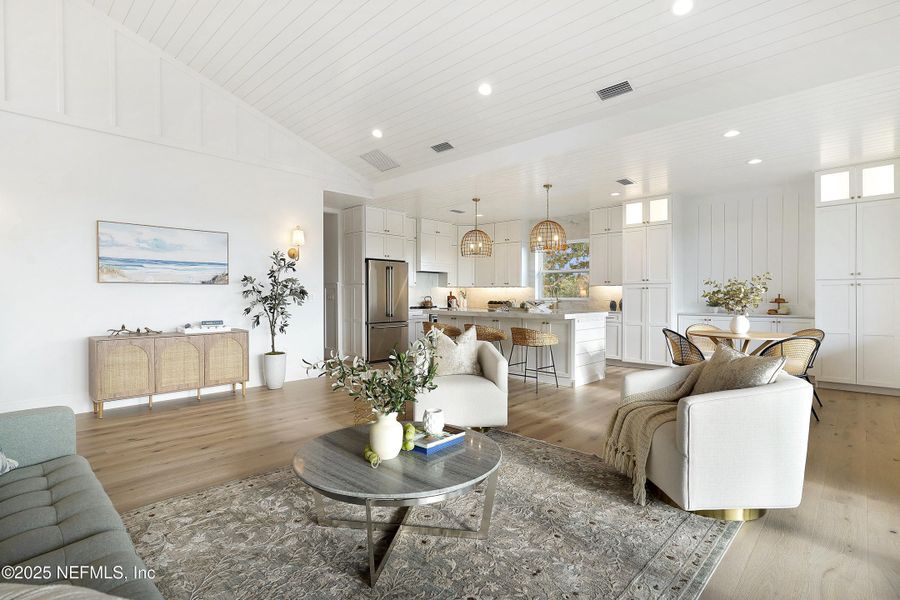 Furnished interior view inside a new home in , St. Augustine (Image 10).