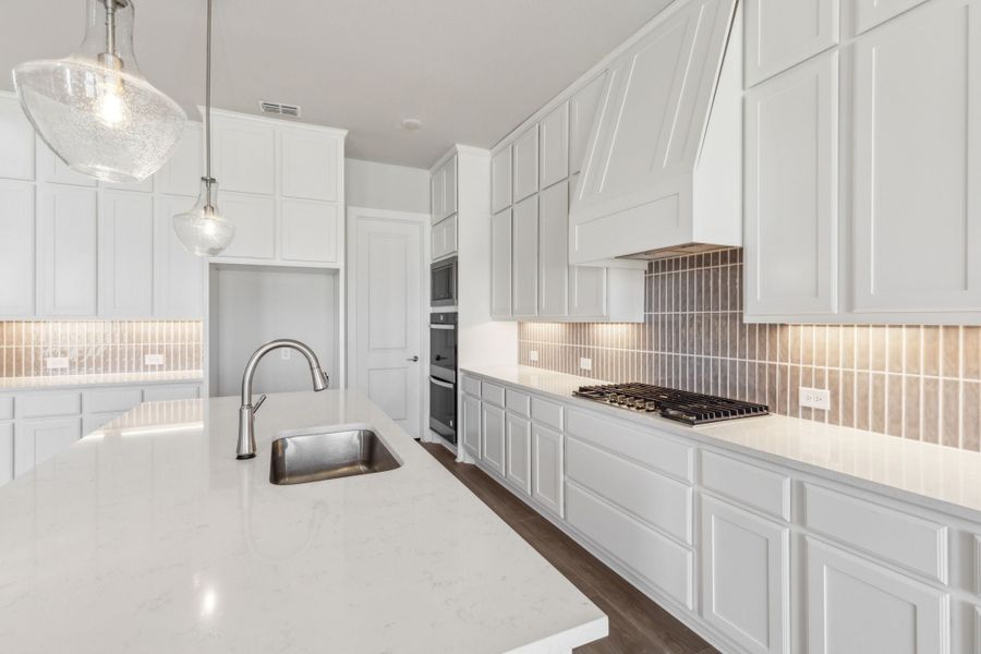 Furnished interior view inside a new home in Painted Tree Lakeside, McKinney (Image 9).