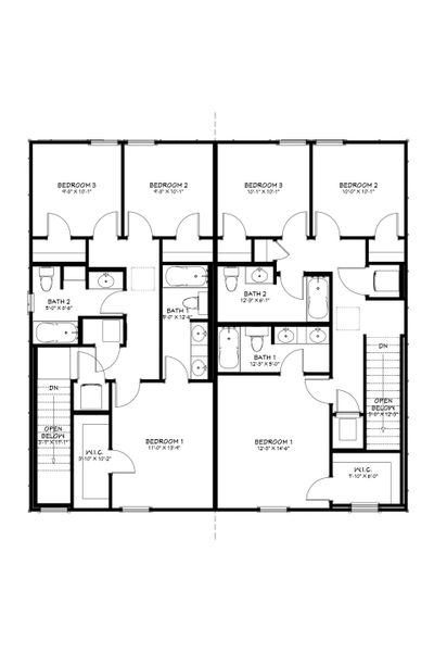 2D floor plan layout for the The Bowie by Flintrock Builder in Tejas Pointe, Harker Heights, TX (Image 3). 2D floor plan layout for the The Bowie by Flintrock Builder in Tejas Pointe, Harker Heights, TX (Image 3).
