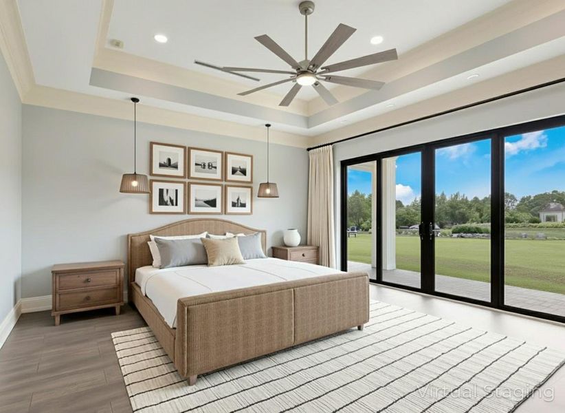 Furnished interior view inside a new home in , The Acreage (Image 3).