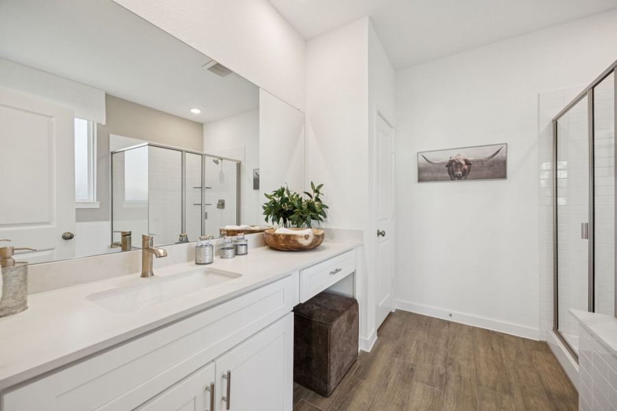 Representative furnished interior of a home built from the Lufkin by Pulte Homes in Pulte Homes at Two Step Farm, Montgomery (Image 12). Representative furnished interior of a home built from the Lufkin by Pulte Homes in Pulte Homes at Two Step Farm, Montgomery (Image 12).
