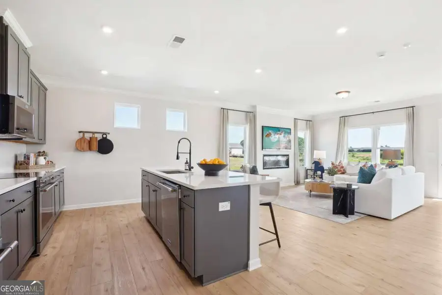 Furnished interior view inside a new home in Trellis Park, Hampton (Image 9). Furnished interior view inside a new home in Trellis Park, Hampton (Image 9).