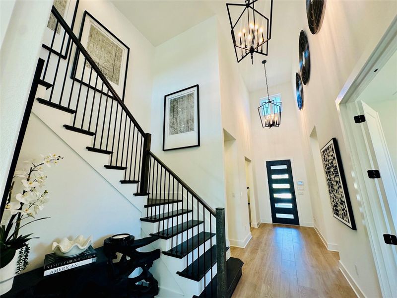 Entryway and grand staircase Entryway and grand staircase