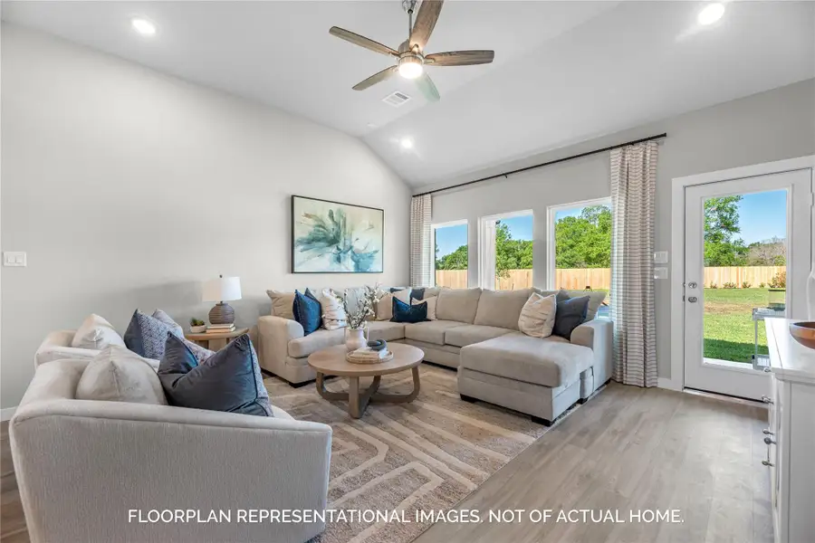 Furnished interior view inside a new home in Moran Ranch, Willis (Image 7). Furnished interior view inside a new home in Moran Ranch, Willis (Image 7).