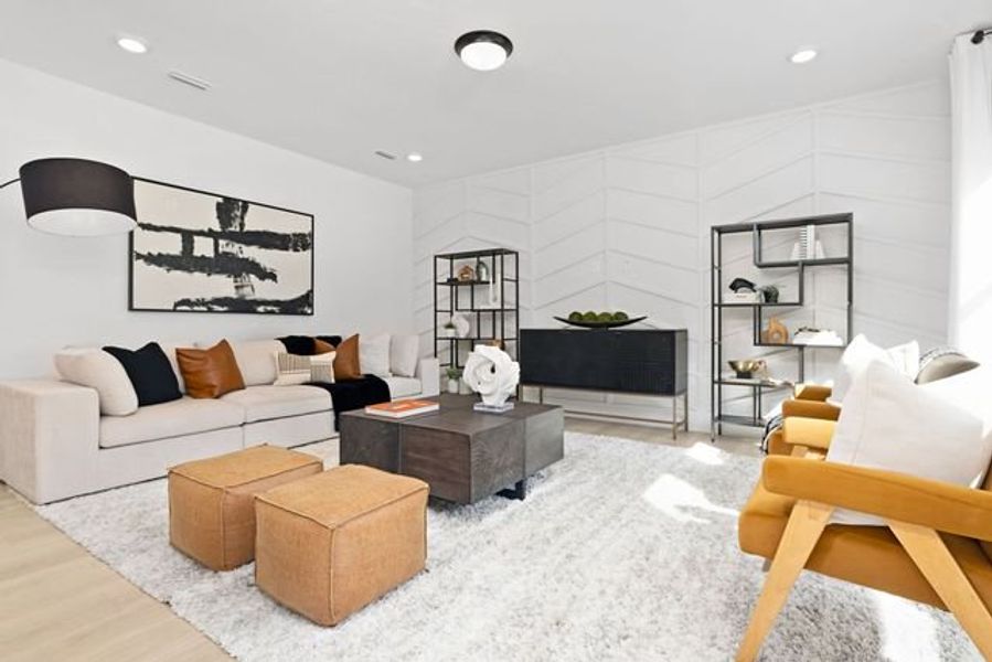 Representative furnished interior of a home built from the Gideon by True Homes in Harpers Landing, Walkertown (Image 7). Representative furnished interior of a home built from the Gideon by True Homes in Harpers Landing, Walkertown (Image 7).