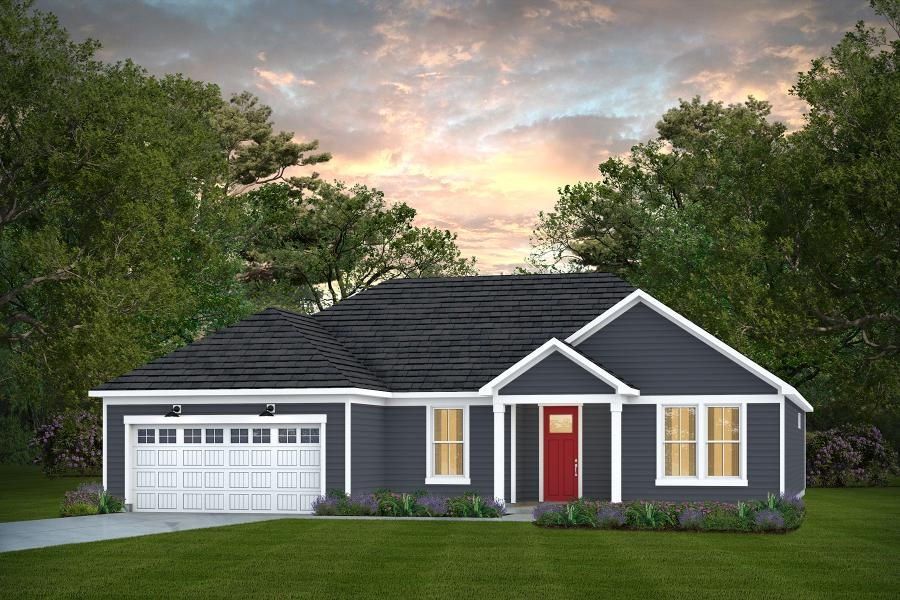 Representative exterior photo of a completed home built from the Stardom by Del Webb in Del Webb Carolina Ridge, Midland, NC (Image 22).