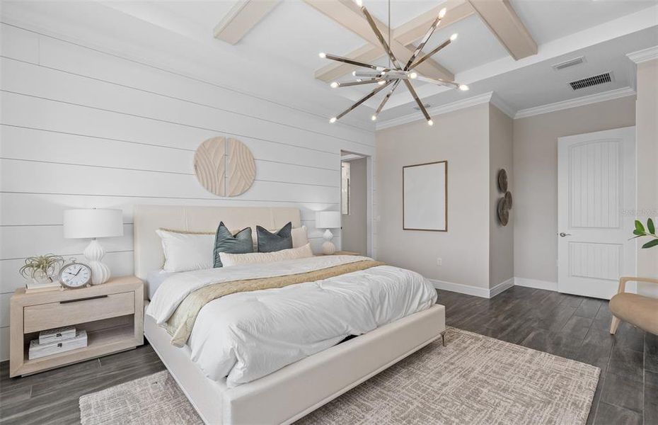 Furnished interior view inside a new home in Del Webb Oasis, Winter Garden (Image 25).