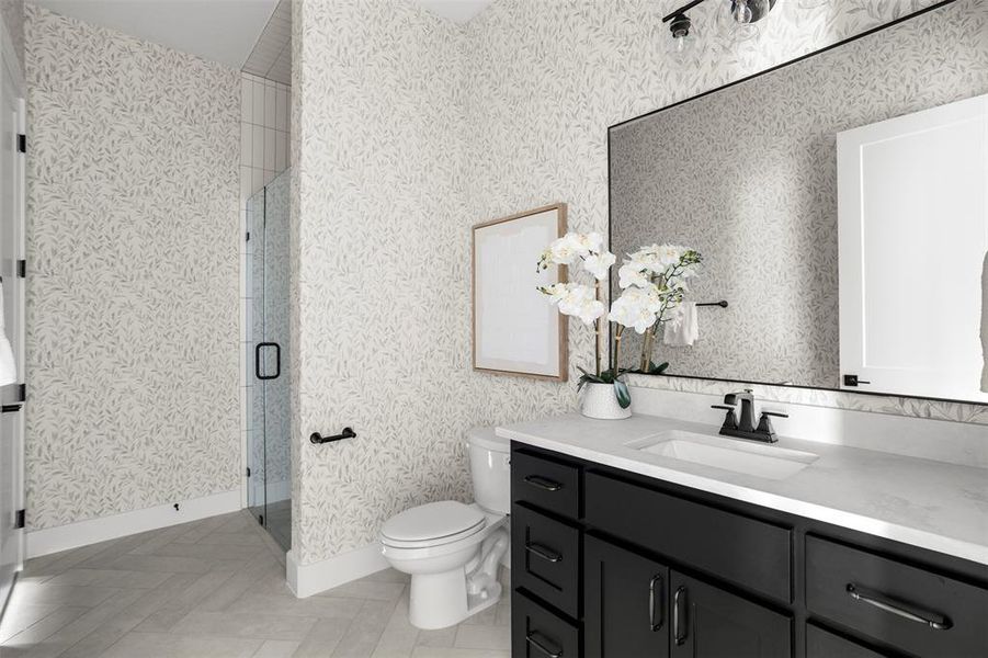 Furnished interior view inside a new home in , Waxahachie (Image 10).