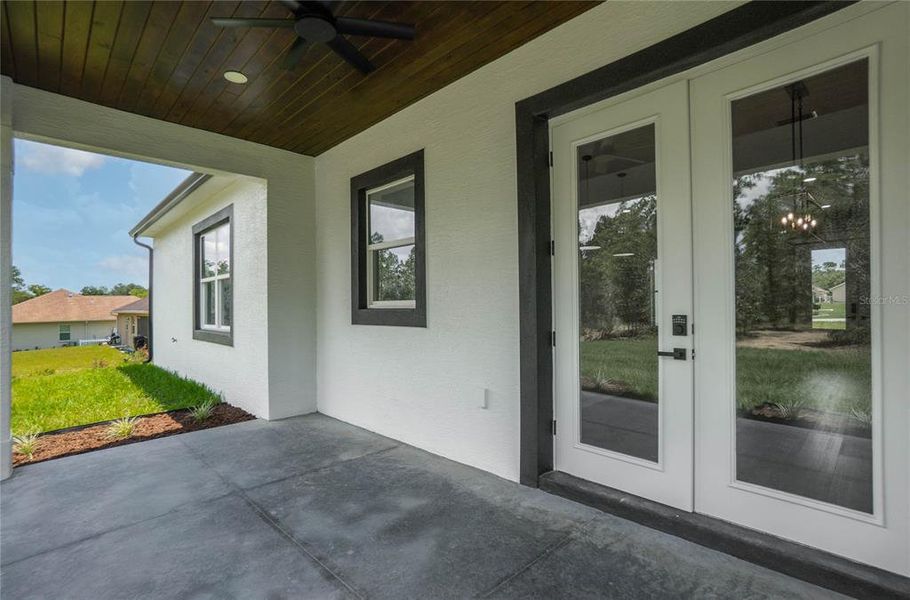 Exterior details and patio area of a home in , Inverness (Image 35).