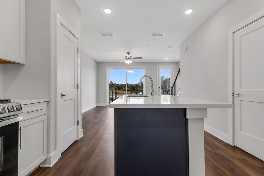 Furnished interior view inside a new home in Echo Park, Suwanee (Image 14).