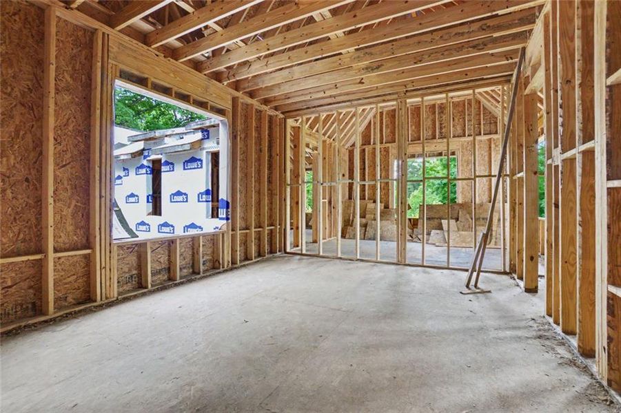 In-progress construction of a new home in , Sandy Springs, GA (Image 4).