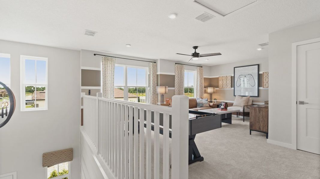 Furnished interior view inside a new home in Liberty Trace, Haines City (Image 29).