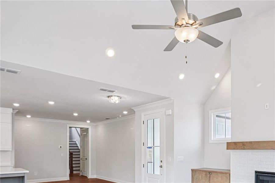 Spacious, unfurnished interior of a new home in Promenade at Sawnee Village, Cumming (Image 27).