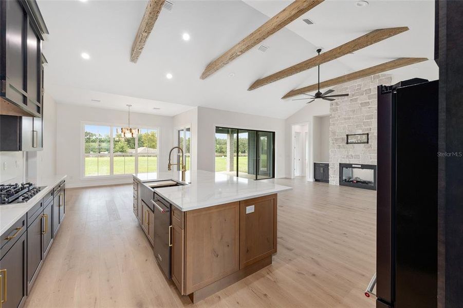 Furnished interior view inside a new home in , Ocala (Image 3).