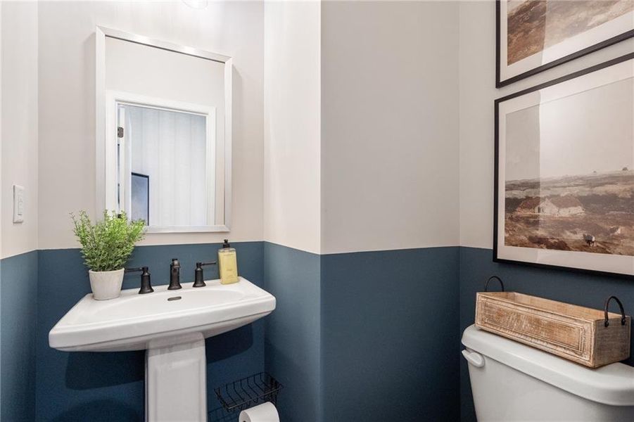 Furnished interior view inside a new home in Lake Shore, Winder (Image 26). Furnished interior view inside a new home in Lake Shore, Winder (Image 26).