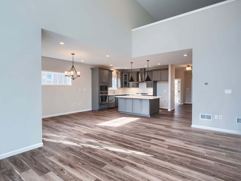 Gourmet Kitchen and Dining Area