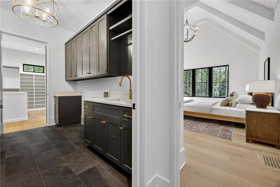 Furnished interior view inside a new home in , Milton (Image 36).