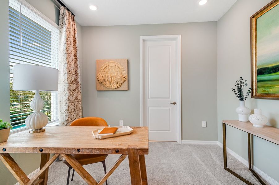 Furnished interior view inside a new home in The Waters at Center Lake Ranch, St. Cloud (Image 25).